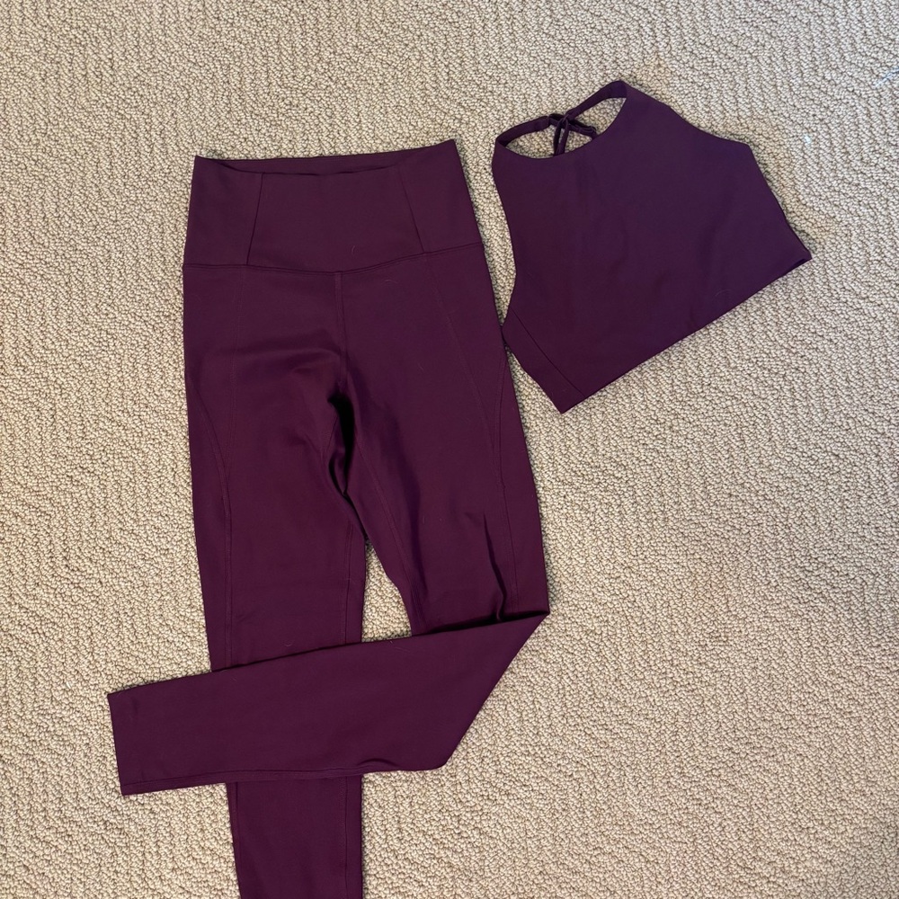 Girlfriend legging and sports bra set (XS)